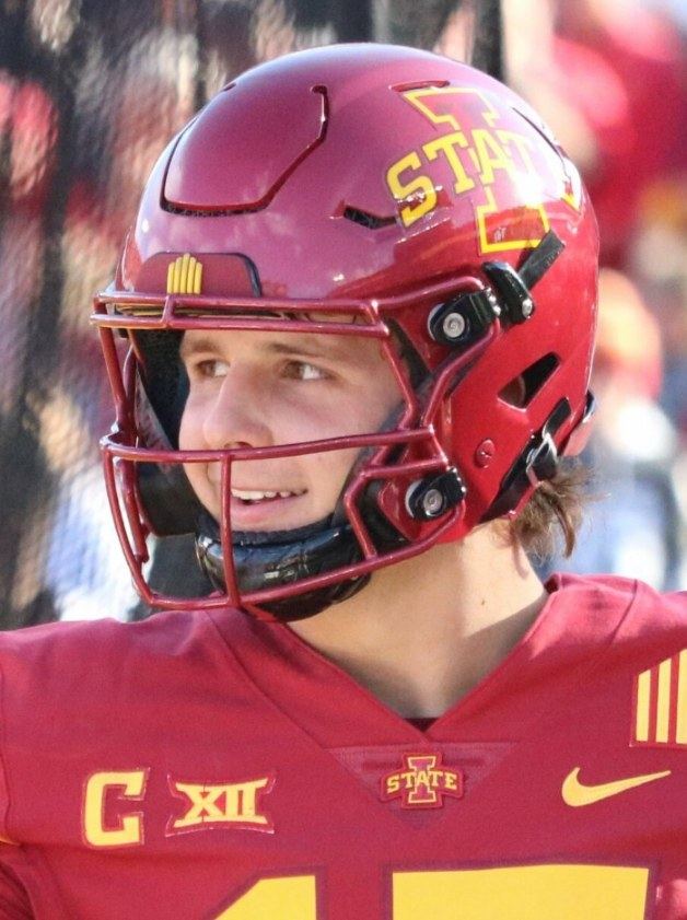 Brock Purdy in his Iowa State uniform