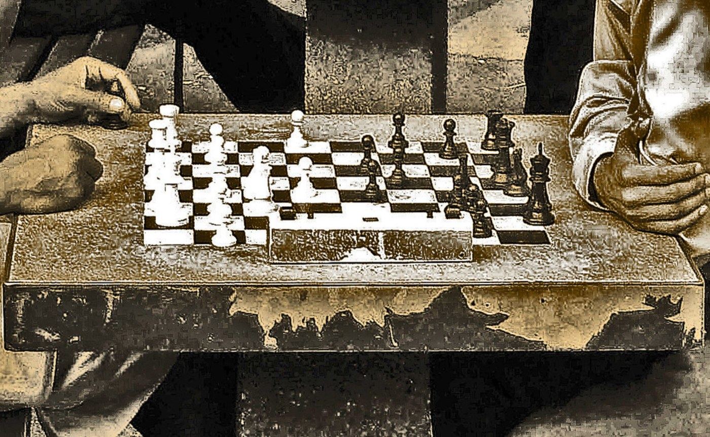 The chess tables at Washington Square Park, where Wembanyama played all comers